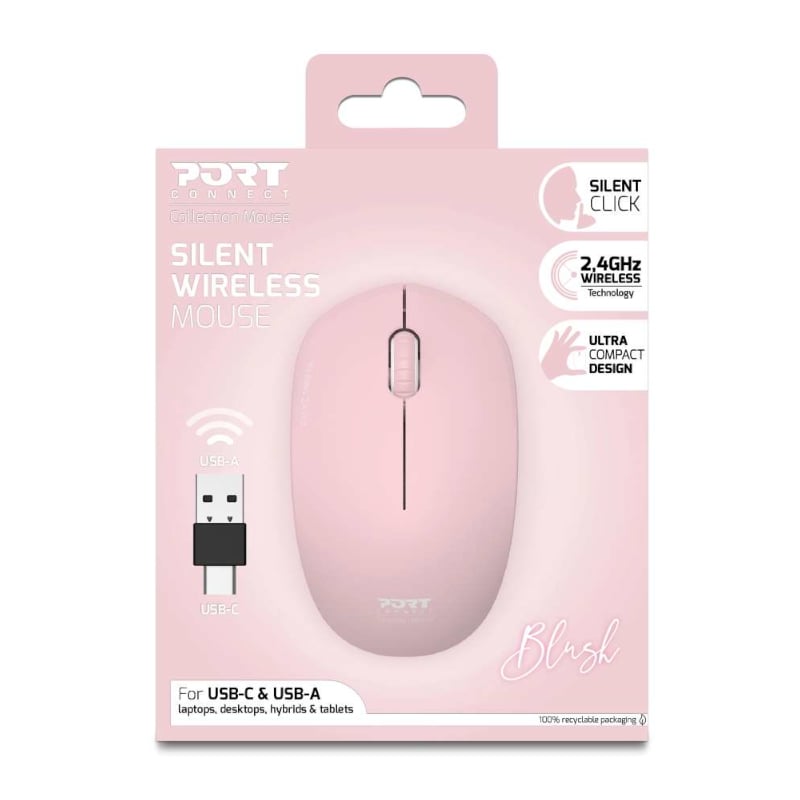 Port Connect MOUSE COLLECTION II WIRELESS Blush - Image 2