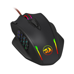 REDRAGON IMPACT 12400DPI MMO Gaming Mouse – Black