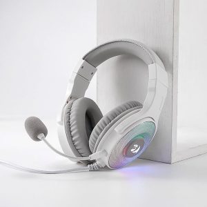 REDRAGON Over-Ear PANDORA USB RGB Gaming Headset – White