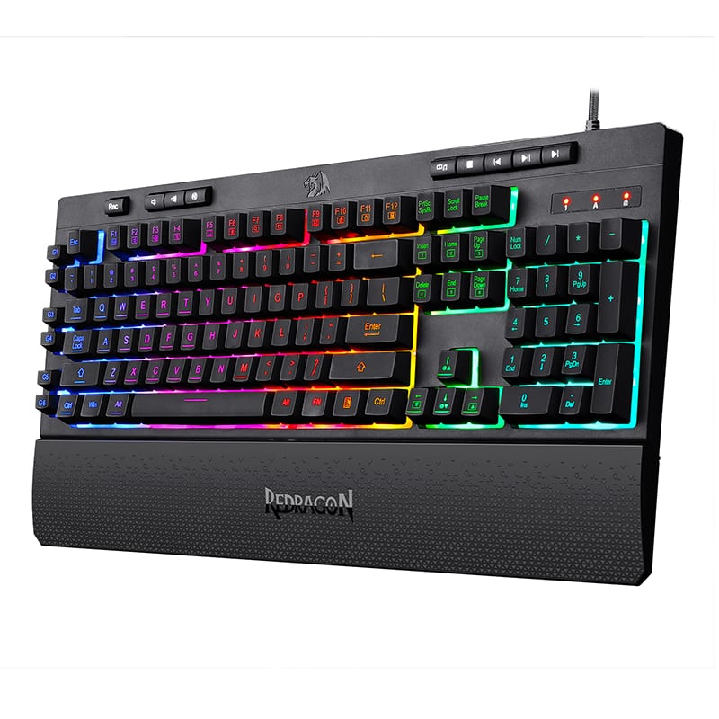 REDRAGON SHIVA Membrane Keyboard – Black - Image 3