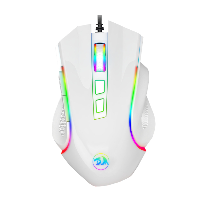 REDRAGON MOUSE GRIFFIN 7200DPI USB WHITE