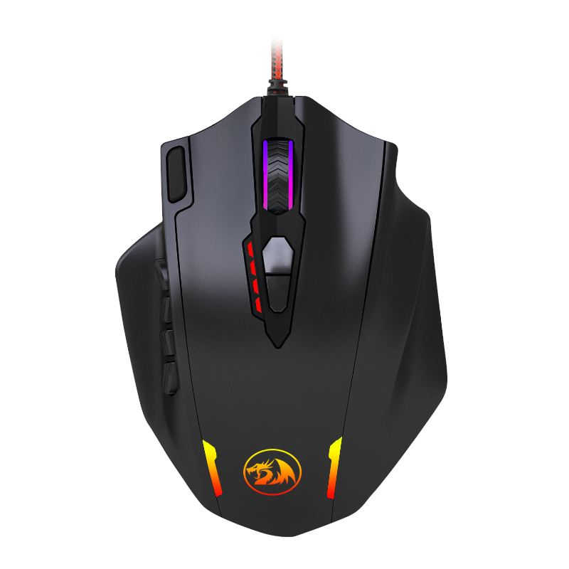 REDRAGON IMPACT 12400DPI MMO Gaming Mouse – Black - Image 8